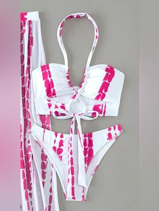 SHEIN Other - Tie-Dye Bikini Set XL